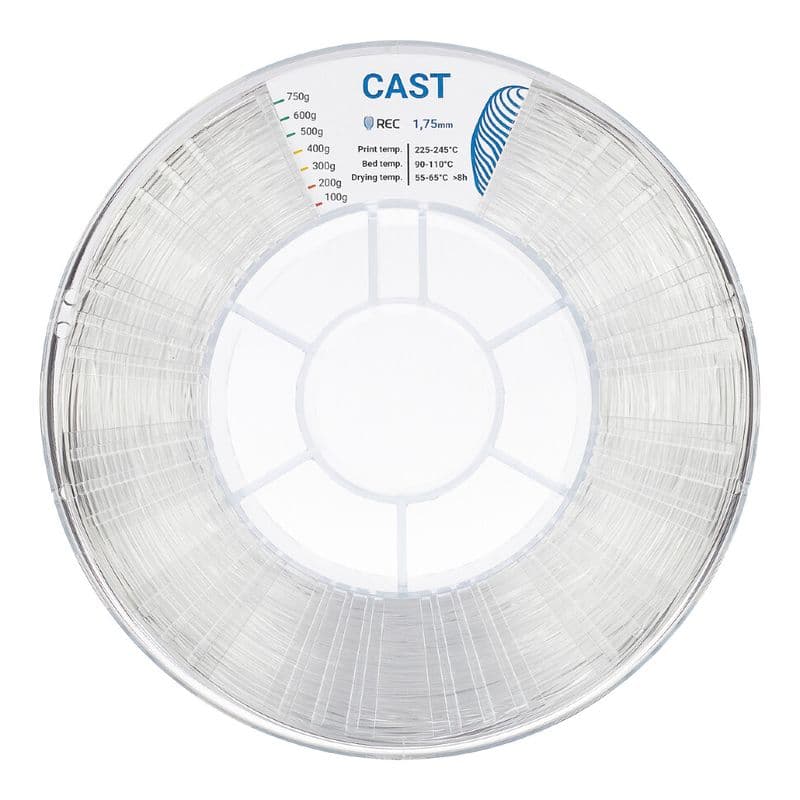 CAST пластик REC 1.75мм прозрачный 750г