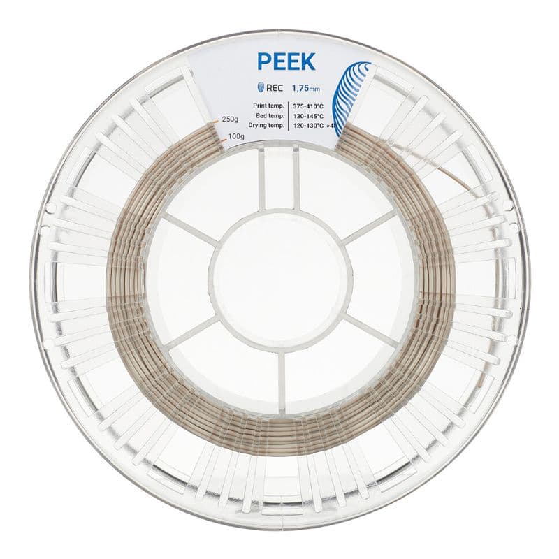 PEEK пластик REC 1.75мм натуральный 250г