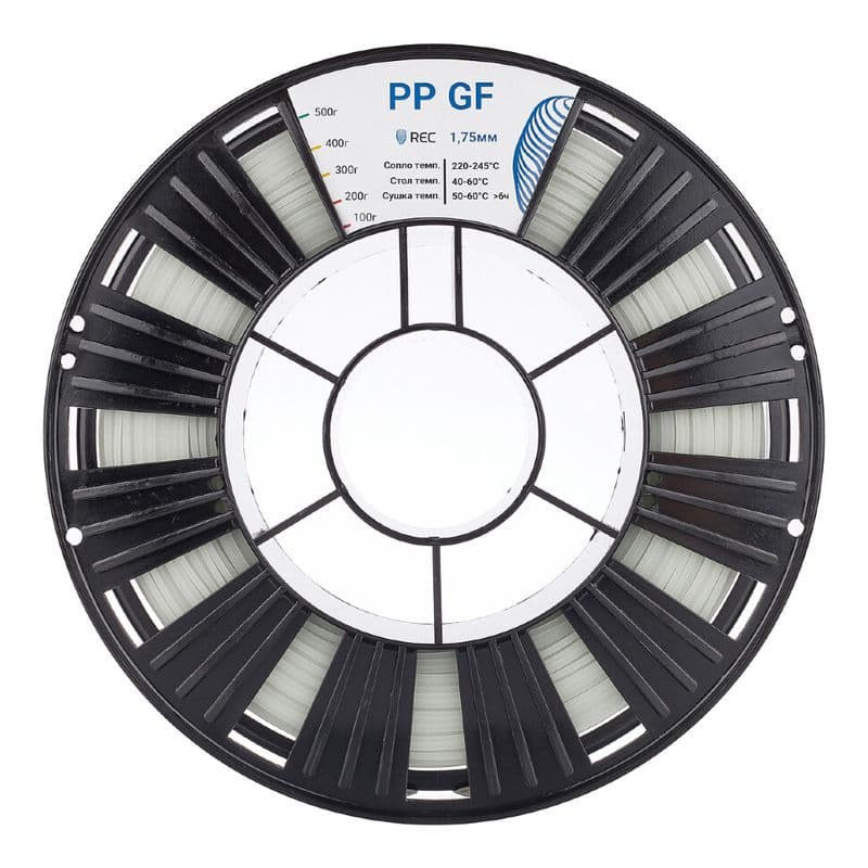 PP GF пластик REC 1.75мм натуральный